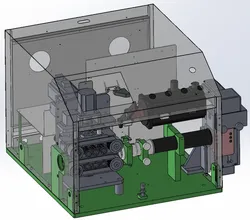 High speed pipe cutting machinesSolidWorks