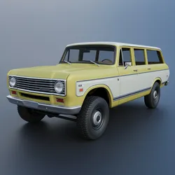 International Travelall 1974 3D Print Model in Automotive 642392