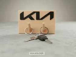 Kia Car Key Organizer - Dual Peg (No AMS Needed) - Free 3D Print Model