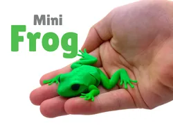 Mini Articulated Frog - Free 3D Print Model