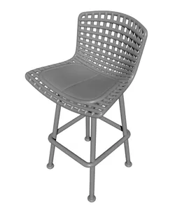 Miniature Replica 1:12 Harry Bertoia 03. Diamond Kitchen Stool for Miniature Dollhouse - 3D Print I