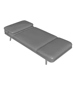 Miniature Replica 1:12 Space Copenhagen 01. Spine Daybed for Miniature Dollhouse - 3D Print Instant