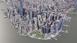 NewYork City Manhattan Low Poly