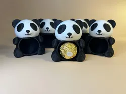 Panda Ferrero (praline holder) - Free 3D Print Model