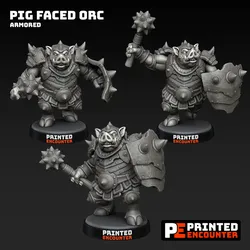 Pig Faced Orc - Armored