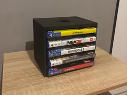 PlayStation Game Storage Rack - Holds 5 Games - Free 3D Print Model