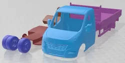 Renault Master Tripper 2018 Printable Truck 3D Print Model in Automotive 642230