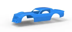 Shell of Vintage Dirt late model Race car Scale 1 to 25 3D Print Model in Vehicle 641866