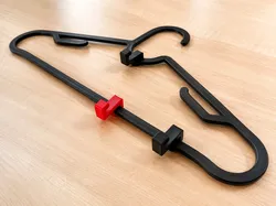 SlideClip – Sliding Hook for IKEA Hangers - Free 3D Print Model