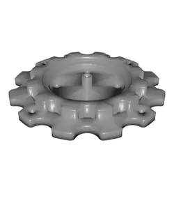 Steampunk Ceiling Pipe Light Backing plate.stl