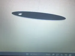 Surf board keychain :) - Free 3D Print Model