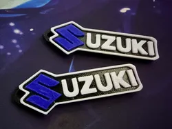 Suzuki Logo Keychain Tag - Free 3D Print Model