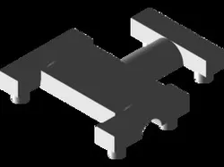 T-Connector (Wire/Mechanical Electrical Junction Part B) – 3D CAD Model