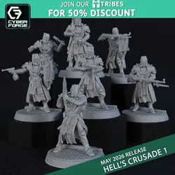 Templars - Hell's Crusade - Cyber Forge Miniatures May 2026
