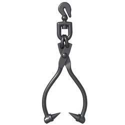 Timber Lifting Tongs / Lifting Tongs stl / Log Grapple / Timber Claw Hook / Claw Timber Heavy Duty Solid Steel Swivel / Timber Claw Hook