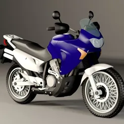 Transalp 650 – printable motorcycle model