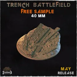 Trench Battlefield - Bases & Toppers (Free Sample)