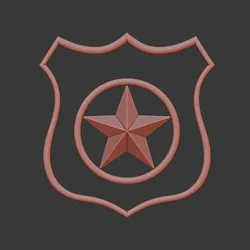 US Navy Master-at-Arms 3d relief .stl file