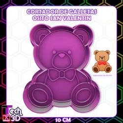 VALENTINE BEAR COOKIE CUTTER / VALENTINE BEAR COOKIE CUTTER