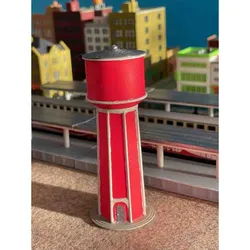 Water tower 3 (z-scale) - Free 3D Print Model