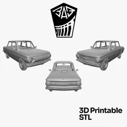 ZAZ 966B-968AM printable 3D Print Model in Automotive 641939