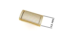 12mm Diamond Lock Box for Jewelry