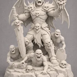 3d Hero Evil for decor