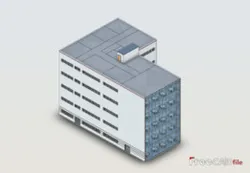 6 story corporate office revit