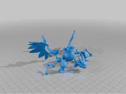 Articulated Mega Charizard X