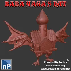 Baba Yagas Hut Free 3D Print Model in Game Accessories 591114