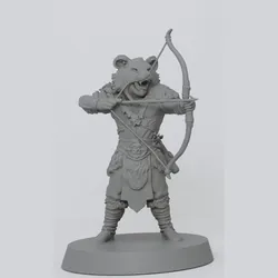 BARBARIANS RAIDERS – Barbarian Archer (32mm) DnD + Resin Pre-Supported STL