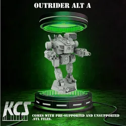Battletechnology Outrider Alt A Clan Mech