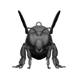 Bee pendant 3D Print Model in Pendants 589299