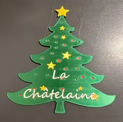 Christmas plaque (without text)