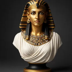 Cleopatra Bust Statue – Elegant Ancient Egyptian Queen Sculpture – Premium 3D Printable Model