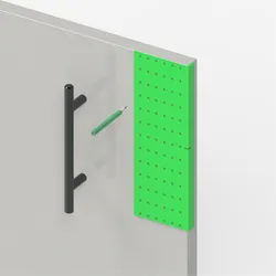Gabarit de perçage poignée - Handle drilling template