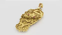 MEN FACES PENDANT 3D Print Model in Pendants 589451