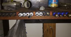 Mini screw driver and holder