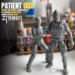 Patient 005 Donman art Original 3D printable full action figure