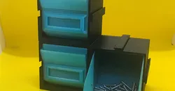 Stackable Tilt-Out Storage Bins