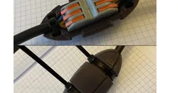 Wago in-line connection, junction holder