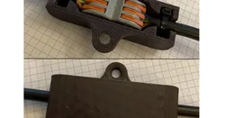Wago wall connection, junction holder