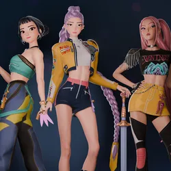 Zoey, Rumi, Mira - Kpop Demon Hunters