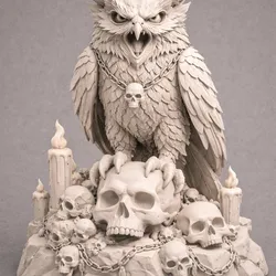 3d evil Bat for 3d printing