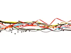 Alphabet stringing beads