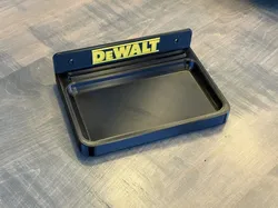 Bandeja / Estante de herramientas de montaje en pared Dewalt - V2 - Modelo de impresión 3D gratuito