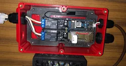 Big Red Box Mounting Plate For Featherwing Quad Protoboard