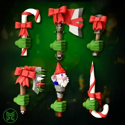 Christmas Melee Weapons