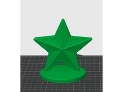Christmas star with base