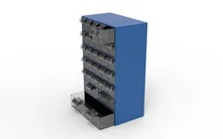 Custom Storage Cupboard with Locking Drawers 3D Print Model in Furniture 592999